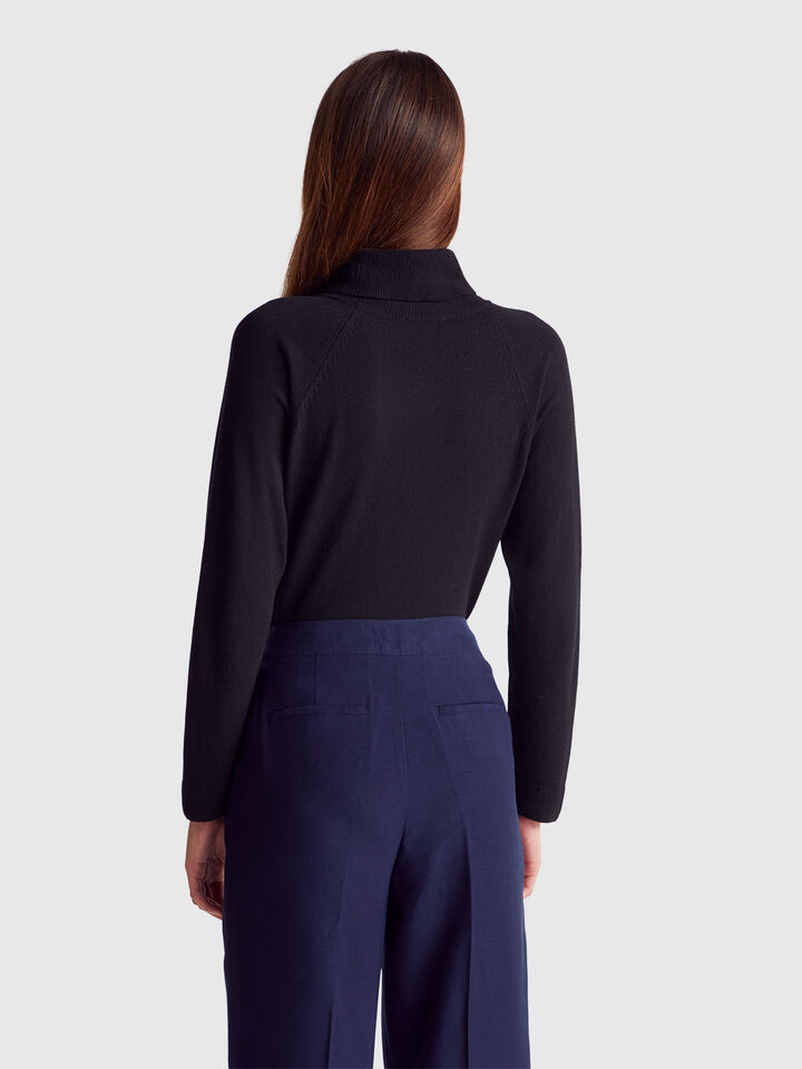 TURTLE NECK SWEATER Mujer image number 2